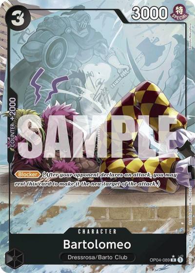 Bartolomeo (OP04-089) (Full Art) OP04-089 Premium Booster -The Best- Card