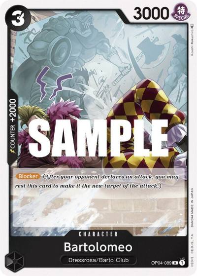 Bartolomeo OP04-089 Kingdoms of Intrigue Card