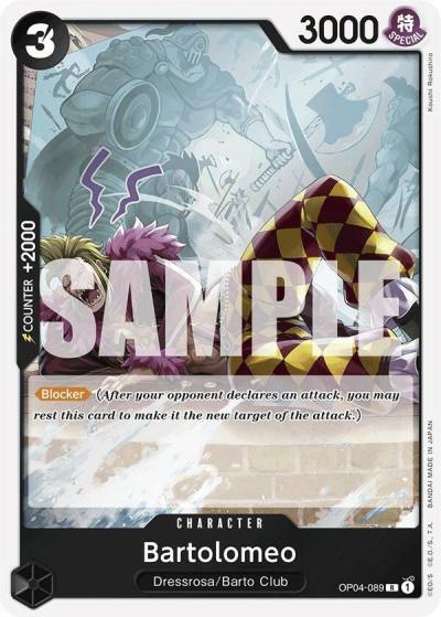 Bartolomeo (OP04-089) (Reprint) OP04-089 Premium Booster -The Best- Card