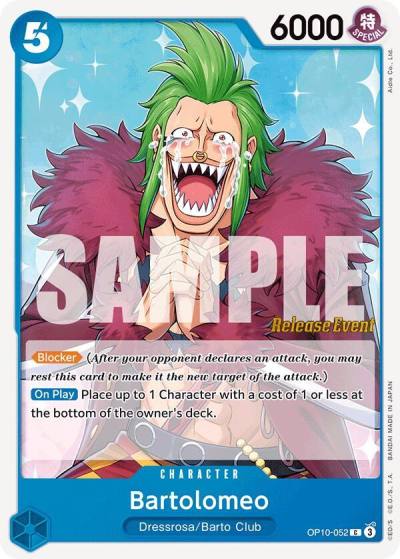 Bartolomeo OP10-052 Royal Blood Release Event Cards Card