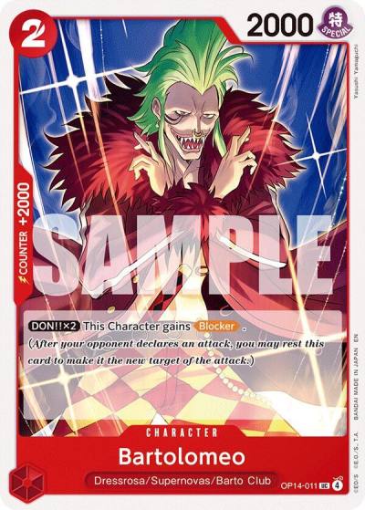 Bartolomeo OP14-011 The Azure Sea's Seven Card