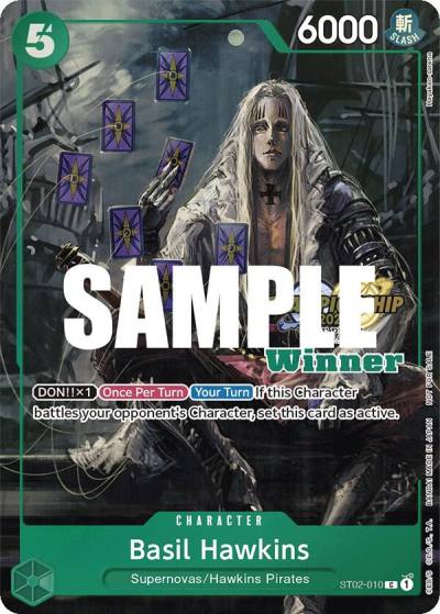 Basil Hawkins (CS 2023 Top Players Pack) [Winner] ST02-010 One Piece Promotion Cards Card