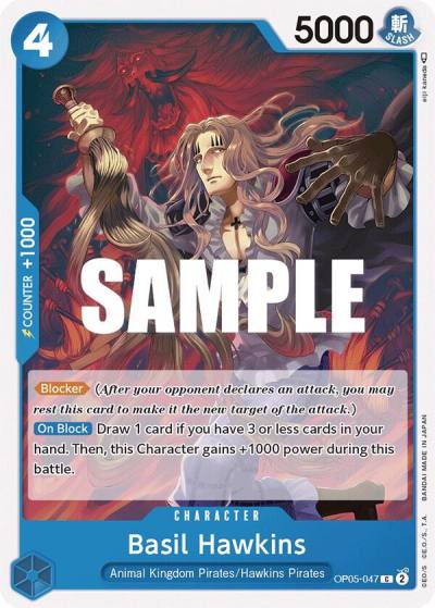 Basil Hawkins OP05-047 Awakening of the New Era Card