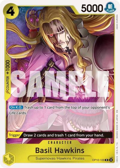 Basil Hawkins - OP10-109 (Reprint) OP10-109 Premium Booster -The Best- Vol. 2 Card