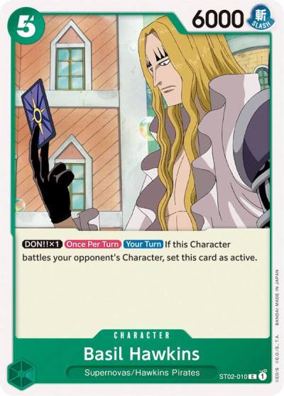 Basil Hawkins ST02-010 Starter Deck 2: Worst Generation Card