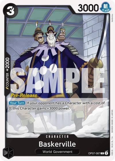 Baskerville OP07-087 500 Years in the Future Pre-Release Cards Card