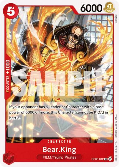 Bear.King OP06-012 Wings of the Captain Card