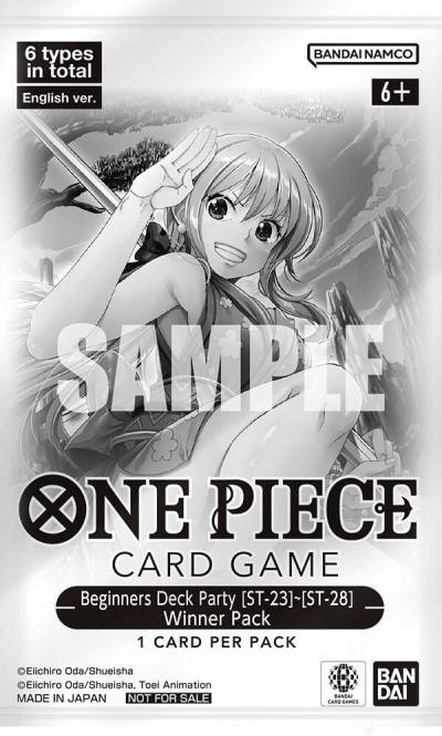 Beginners Deck Party [ST-23] - [ST-28] Winner Pack  One Piece Promotion Cards Card