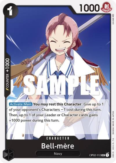 Bell-mere OP02-112 Paramount War Card