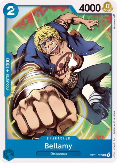 Bellamy OP01-076 Romance Dawn Card