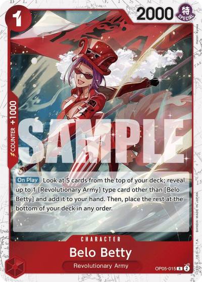 Belo Betty (Jolly Roger Foil) OP05-015 Premium Booster -The Best- Card