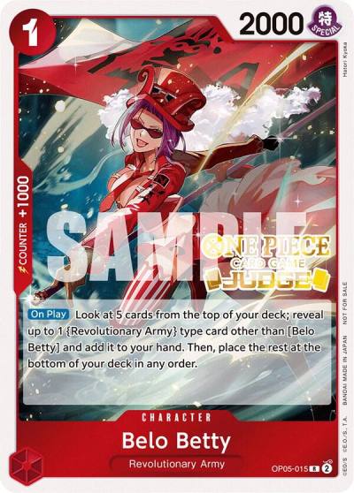 Belo Betty (Judge Pack Vol. 3) OP05-015 One Piece Promotion Cards Card