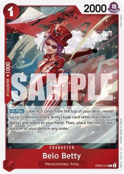 Belo Betty (OP05-015) (Reprint) OP05-015 Premium Booster -The Best- Card