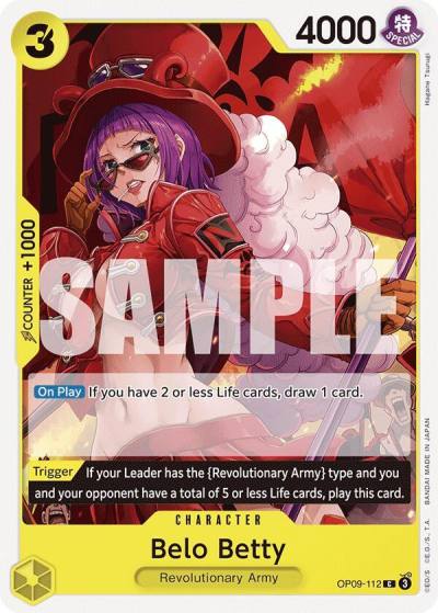 Belo Betty OP09-112 Emperors in the New World Card
