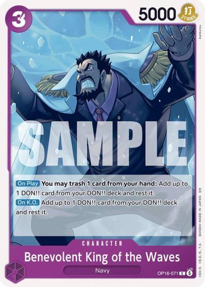 Benevolent King of the Waves OP16-071 The Time of Battle Card