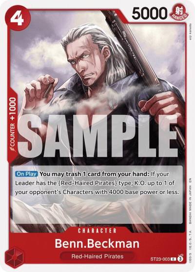 Benn.Beckman ST23-003 Starter Deck 23: RED Shanks Card