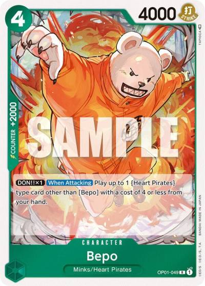 Bepo OP01-049 Romance Dawn Card