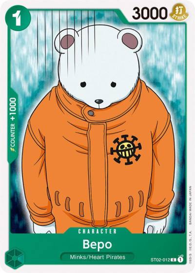Bepo ST02-012 Starter Deck 2: Worst Generation Card