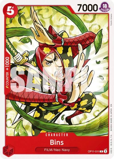 Bins OP11-011 A Fist of Divine Speed Card