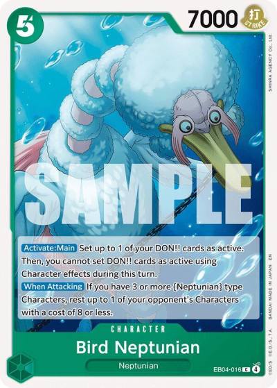 Bird Neptunian EB04-016 The Azure Sea's Seven Card