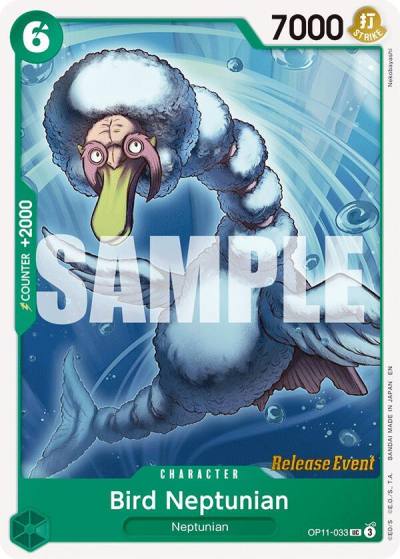 Bird Neptunian OP11-033 A Fist of Divine Speed Release Event Cards Card