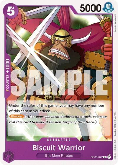 Biscuit Warrior OP08-072 Two Legends Card