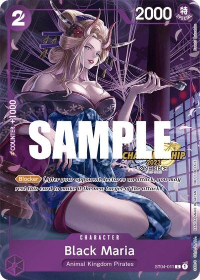 Black Maria (CS 2023 Celebration Pack) ST04-011 One Piece Promotion Cards Card