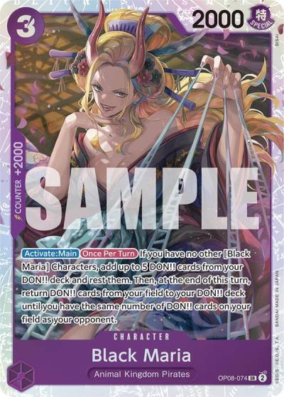 Black Maria OP08-074 Two Legends Card