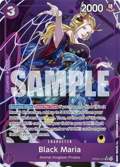 Black Maria (Parallel) OP08-074 Two Legends Card