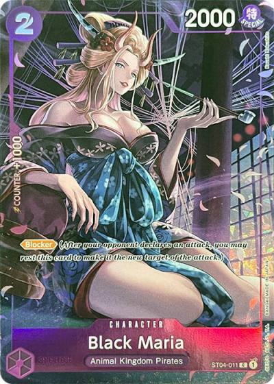 Black Maria (Premium Card Collection -BANDAI CARD GAMES Fest. 23-24 Edition-) ST04-011 One Piece Promotion Cards Card
