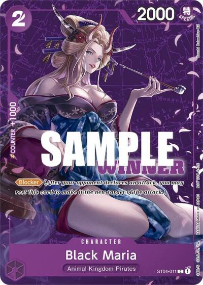 Black Maria (Tournament Pack Vol. 2) [Winner] ST04-011 One Piece Promotion Cards Card