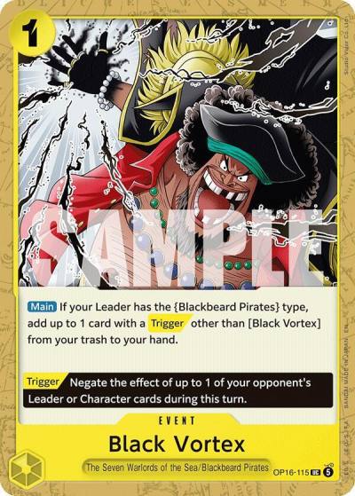 Black Vortex OP16-115 The Time of Battle Card