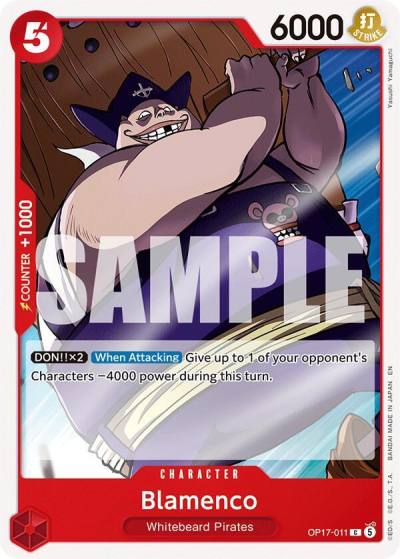 Blamenco OP17-011 The World's Strongest Warriors Card