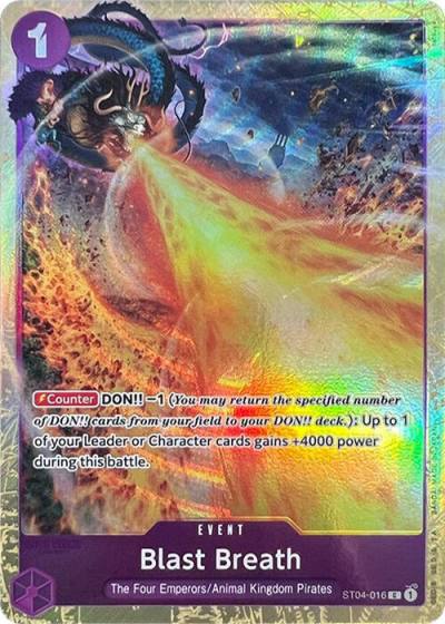 Blast Breath (Premium Card Collection -Best Selection Vol. 1-) ST04-016 One Piece Promotion Cards Card