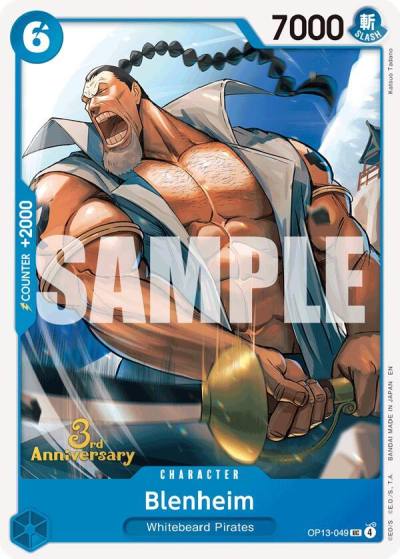 Blenheim OP13-049 Carrying On His Will: 3rd Anniversary Tournament Cards Card