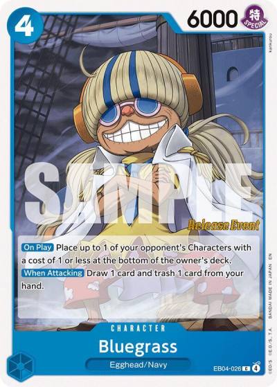 Bluegrass EB04-026 The Azure Sea's Seven Release Event Cards Card