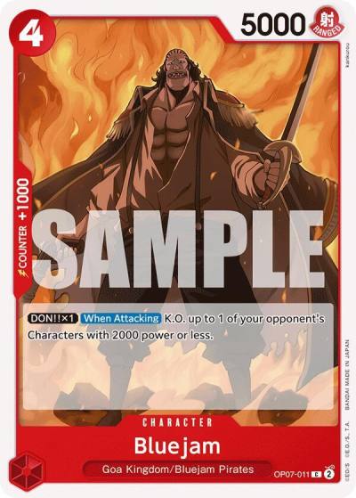 Bluejam OP07-011 500 Years in the Future Card