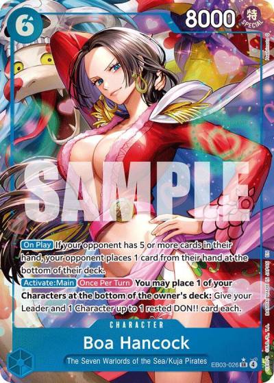 Boa Hancock (Alternate Art) EB03-026 Extra Booster: One Piece Heroines Edition Card