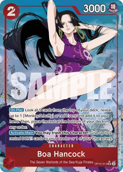 Boa Hancock (Alternate Art) OP12-014 Legacy of the Master Card