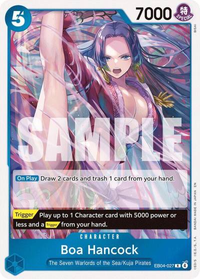Boa Hancock - EB04-027 EB04-027 The Azure Sea's Seven Card