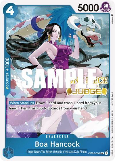 Boa Hancock (Judge) OP02-059 One Piece Promotion Cards Card