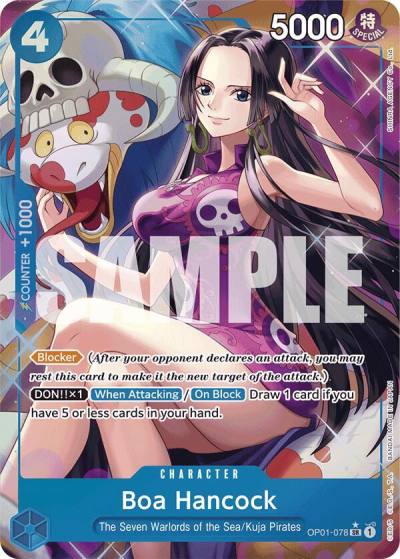 Boa Hancock (OP01-078) (Alternate Art) OP01-078 Premium Booster -The Best- Card