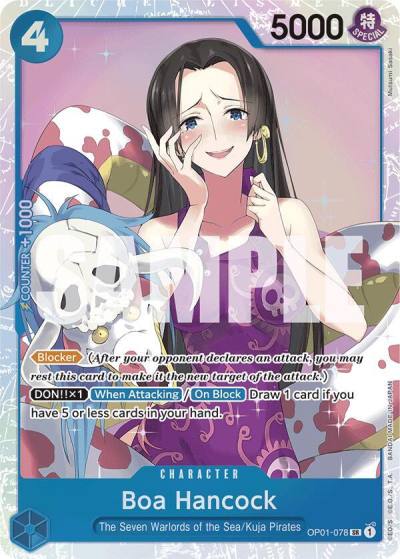 Boa Hancock (OP01-078) (Reprint) OP01-078 Premium Booster -The Best- Card