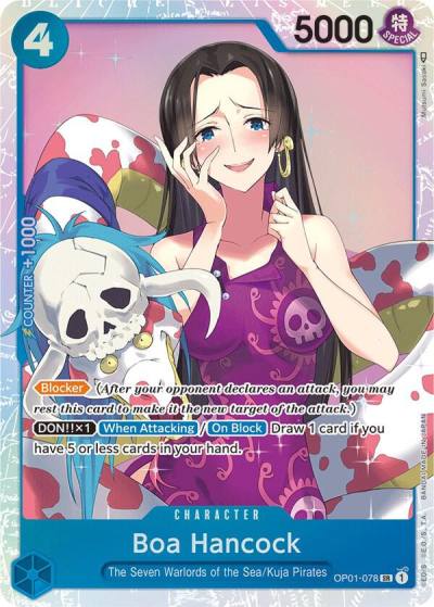 Boa Hancock OP01-078 Romance Dawn Card