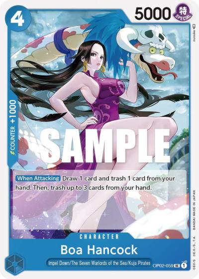 Boa Hancock OP02-059 Paramount War Card