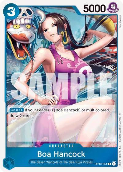 Boa Hancock OP13-051 Carrying On His Will Card