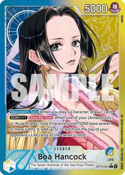 Boa Hancock - OP14-041 (Alternate Art) OP14-041 The Azure Sea's Seven Card