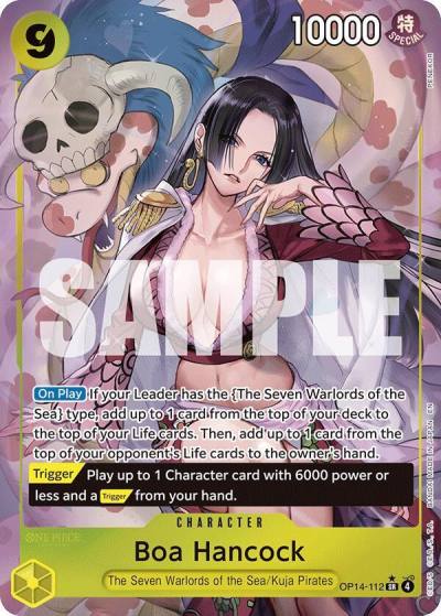 Boa Hancock - OP14-112 (Alternate Art) OP14-112 The Azure Sea's Seven Card