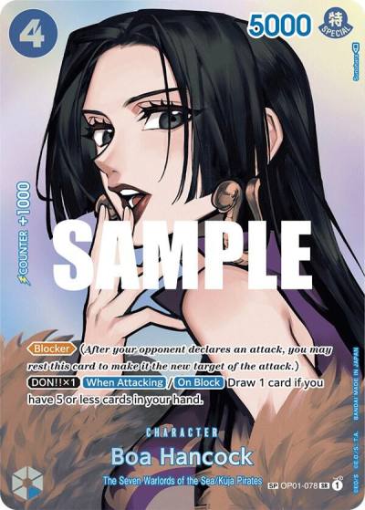 Boa Hancock (SP) OP01-078 Kingdoms of Intrigue Card