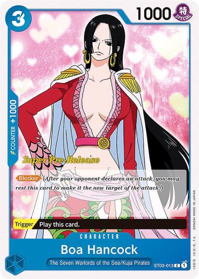 Boa Hancock ST03-013 Super Pre-Release Starter Deck 3: The Seven Warlords of the Sea Card